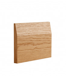 OAK HALF SPLAYED SKIRTING