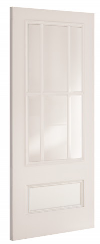 CANTERBURY GLAZED WHITE PRIMED  image