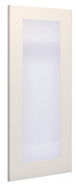 Image of DENVER FROSTED GLAZED WHITE PRIMED 