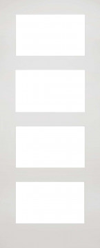 Image of COVENTRY 4L GLAZED WHITE PRIMED 