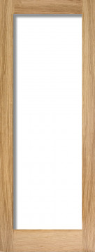 Image of PATTERN 10 OAK UN-GLAZED EXTERNAL Door