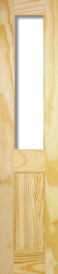 CLEAR PINE RICHMOND 1L UNGLAZED Half Door image