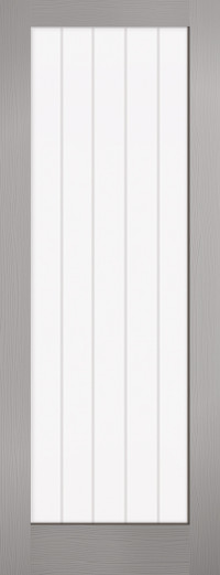 GREY MOULDED TEXTURED VERTICAL GLAZED 1L image