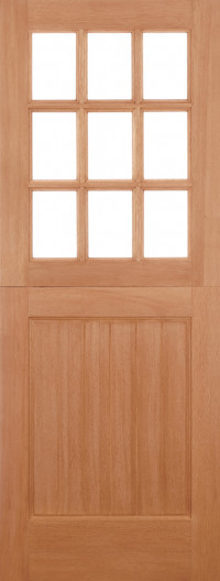 STABLE 9L UNGLAZED STRIGHT TOP M&T HARDWOOD EXTERNAL Door image