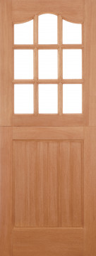 Image of STABLE 9L GLAZED M&T HARDWOOD EXTERNAL Door