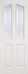 WHITE  MAYFAIR TEXTURED 2L GLAZED