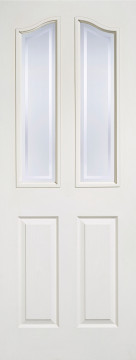 Image of WHITE  MAYFAIR TEXTURED 2L GLAZED