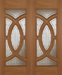 MAJESTIC GLAZED OAK EXTERNAL PAIR Door image