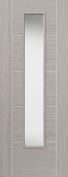 Image of TIGRIS 1L SLIM GLAZED LIGHT GREY LAMINATE Pre-finished