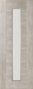 Image of PALERMO GLAZED WHITE GREY LAMINATE Pre-finished