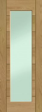 Image of PALERMO ORIGINAL 1L WIDE CLEAR GLASS OAK Pre-finished