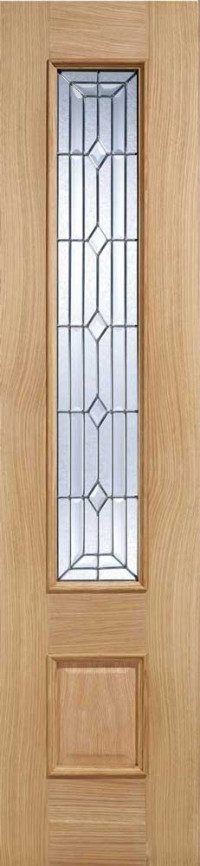 EMPRESS GLAZED OAK SIDELIGHT image