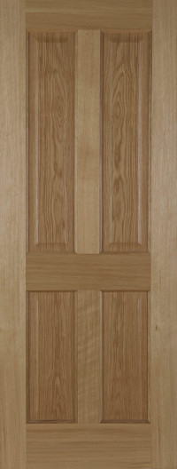 4 PANEL RM OAK Unfinished  image