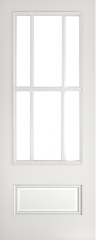 CANTERBURY GLAZED WHITE PRIMED  image